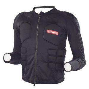 스노우보드 상체 보호대 스키 보호 장비 보호복 경량 스케이트 보드복 XXS 블랙