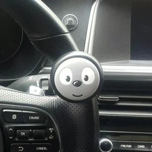 자동차 파워핸들 핸들봉 운전대 손잡이 스마일 그레이 (WFHRGMT)