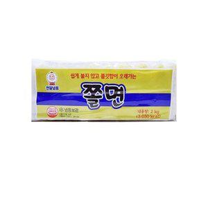 고품질 천일식품 쫄면 2kg x6개 대용량 도매 유통 마트쫄면 쫄면재료 즉석식품 분식재료 (WFHUC82)