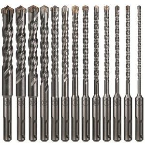 전기 콘크리트 PLUS 비트 오거 160MM 더블 벽돌 1PC 블록 16MM 커터 크로스 해머 SDS