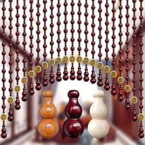 복숭아나무 동전 커튼 창문가리개 비즈발 중국집 커튼