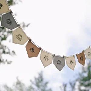 로프 텐트 차박 가랜드 체인 깃발 캠핑 감성 데이지-WF46D90