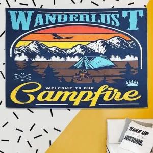 아메리칸캠핑천포스터 빈티지한 캔버스페인팅 대 (WFHVGBB)