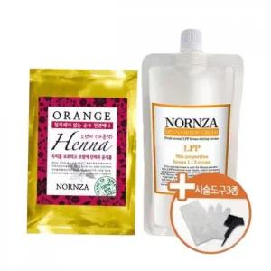 NORNZA 노른자 천연 헤나 염색약 100g 천연 오렌지다홍색