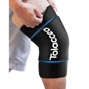 온애이 듀얼 콜드 포커스 젤이 포함된 엘보우 아이스 팩으로 오래 지속되고 강력한 냉각 지원 재사용 가능한 테니스 엘보우용 브레이스 건염 통증 완화 1팩 블랙 PRO