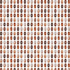 비즈발 구슬발 주렴 현관문발 욕실 커튼 그레이 호박색 아치형 중식당