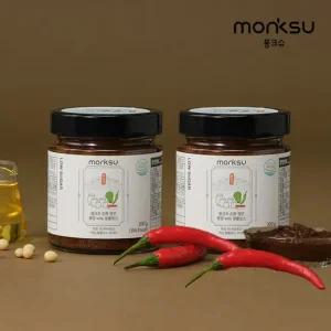 [몽크슈] 저당 무설탕 알룰로스 순창 전통 쌈장 200gx2