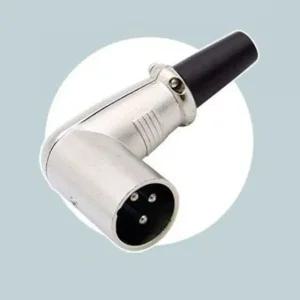 캐논 컨넥터 (M) 마이크 연결 커넥터 연결잭 꺾임형 (WFHRK2N)