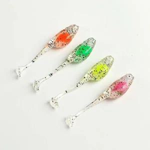 올챙이 스윔베이트 48p세트 가짜 베스 배스웜 미끼-WFHS1PF