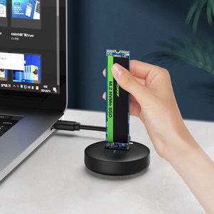 외장형 USB C타입 Gen2 to Nvme M.2 SSD 도킹스테이션 하드 리더기 하드독 노트북 컴퓨터 컨버터 백업