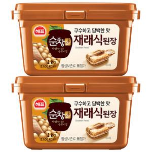 사조 해표 순창궁 재래식 된장 1kg x 2개 / 장류