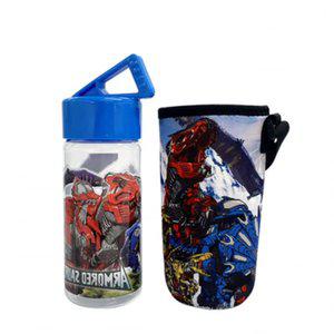 남아 어린이 손잡이 물통 파우치 세트 캐릭터 보틀