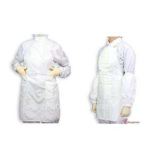 케이엠방진 원단형 크린룸 방진복 앞치마opq482