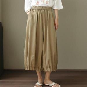 아트박스/신상오픈런 여성 빅사이즈 여름 핀턱 벌룬 큐롯 팬츠