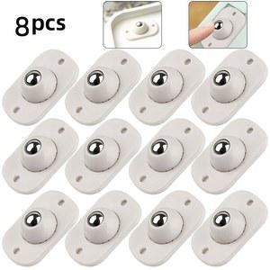 바퀴 풀리 유형 자체 하단 미니 보관함 붙여 넣기 범용 접착 스티커 CAS 롤러