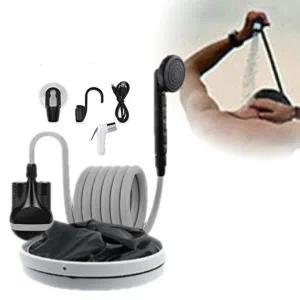 에어건 18리터 물통포함 충전식 캠핑 샤워기세트-WEDE8A7