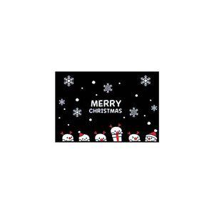 크리스마스 유리창 스티커 쪼꼬미 빼꼼 눈사람 (WFHM2X3)