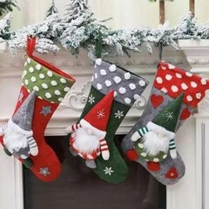 크리스마스 트리 데일리 장식 양말 클래식 벽걸이 선 (WFHY0MS)