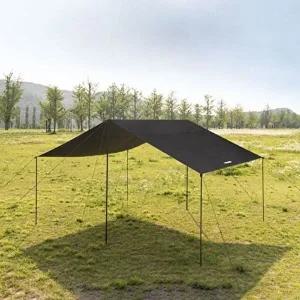 카즈미 렉타 타프 캠핑 그늘막 그랜즈빌 타프 블랙-WFH2ZZI