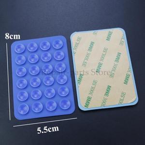 2pcs두꺼운 실리콘 흡입 컵 24 사각형 휴대 전화 태블릿 수하물 범용 충전기 가죽 케이스