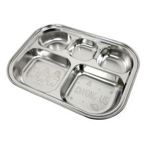 [BZE33331_49]어몽어스 겹쳐지는 스텐 식판 5구 생활 건강