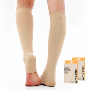 위드렉스 아치형(1+1) 종아리 압박스타킹 압박밴드 다리 붓기예방 임산부 간호사 수면