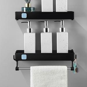 무타공 벽 걸이 수납 욕실 화장실 선반 수건걸이 장