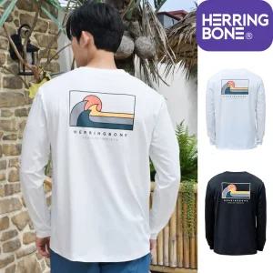 남자 세미 루즈핏 긴팔 래쉬가드 스윔웨어 빅사이즈 수영복 비치웨어 상의 RI374M