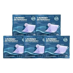 [셀러허브][ 테크 ] 엘지 한장빨래 시트세제 효소캡처 15매입 5개 라벤더향 (S31804294)