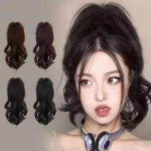 포니테일 인기 높은 컬링 집게 감성 가발 (WFI1I24)