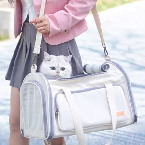 스페이스캣 고양이 강아지 이동가방 이동장 애견 기내용 튼튼 통풍 잘돼는 캐리어 산책가방