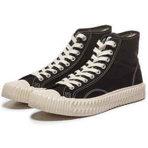 [엑셀시오르]정품 볼트하이 카본 블랙 캔버스 스니커즈 남녀공용