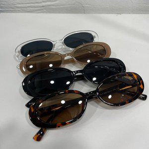 [옷자락]여자 남자 라운드 오벌형 힙한 레트로 긱시크 선글라스