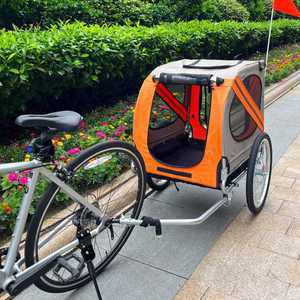 애견 트레일러 강아지 유모차 펫스트로 자전거연결형