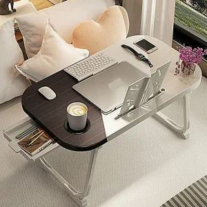 접이식 좌식 테이블 높이조절 각도조절 노트북 책상 베드 트레이 보조 테이블