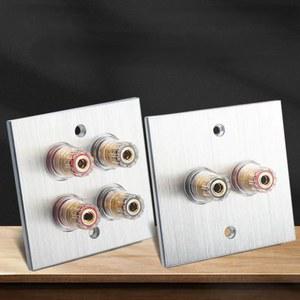 시어터용 알루미늄 바인딩 플러그 플레이트 합금의 바나나 스피커 커넥터