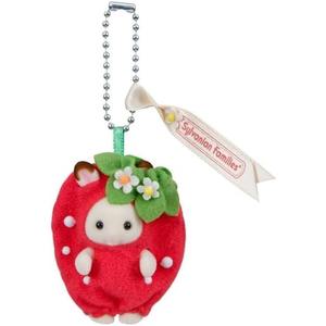 에포크 실바니안패밀리 쇼콜라 토끼 딸기 키링 키체인
