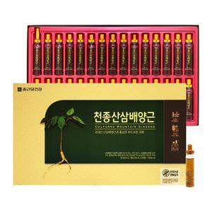 천종 산삼 배양근 생체 국산 종근당 건강 6년근 홍삼농축액 엑기스 앰플 30병