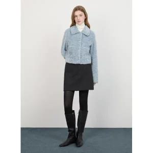 [롯데백화점]시스티나 무스탕 에코 퍼 자켓-AWUJKO41060