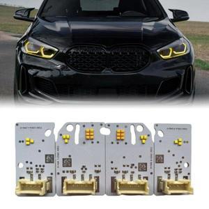 옐로우 엔젤 아이 DRL 2019 - BMW 12 시리즈 F40 118i 228IX LED 헤드라이트 주간 조명 보드 세트 블루