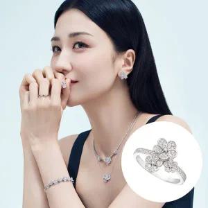 [DIAME][박하선PICK] 로맨틱가든 러브플라워 18K골드 랩그로운 다이아몬드 반지 FGDR1289WLAB