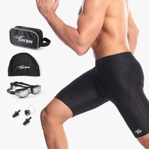 수영복 XL 6종세트 블랙 실내 4부 남성 스윔수트 샤크