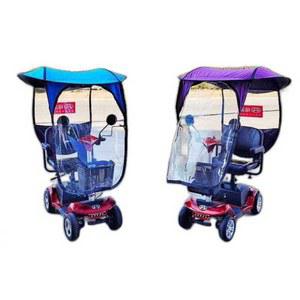 가림막 탑커버 햇빛가리개 오토바이 빗발 카바 방한 전동차 캐노피 홀더