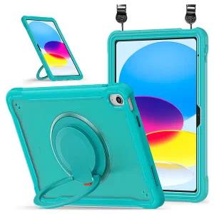 아이패드 에어7 에어6 에어5 에어4세대 10.9/11인치 스트랩 원형링 투명 태블릿 케이스