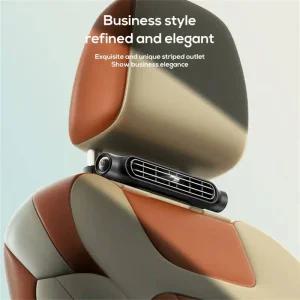 차량용 선풍기 자동차 써큘레이터 카시트 뒷좌석 냉각 앞뒤 좌석 헤드레스트 공기 USB 전원 조절 스트랩 인