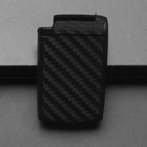 프리우스 튜닝 Jingyuqin 원격 자동차 키 케이스 커버 도요타 프리우스 코롤라 버소 거치대 섬유 패턴 실리