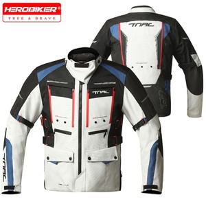 오토바이 타기 재킷 세트 내마모성 야외 인장 슈트 방수 오토바이 여행 세트 사계절 방풍