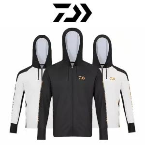 다이와 DAIWA 2025 낚시 자외선차단 집업 자켓 상의 긴팔 후드 DE-5025CS