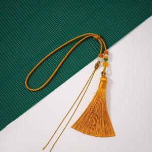 공예 빈티지 비즈 옥고리 노리개 황금색 빈티지소품샵 가방고리 한복악세사리 보자기포장