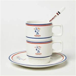스누피 빈티지 머그컵 코펠세트C73139*